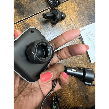JOYROOM 66W Bluetooth 5.4 Car Adapter Aux With 3 Charging Ports?PD 30W & 2 * 18W??Air Vent Installation For Safe? Deep HiFi Bass Player Wireless Radio FM Transmitter For Car With Colorful LED Light.
