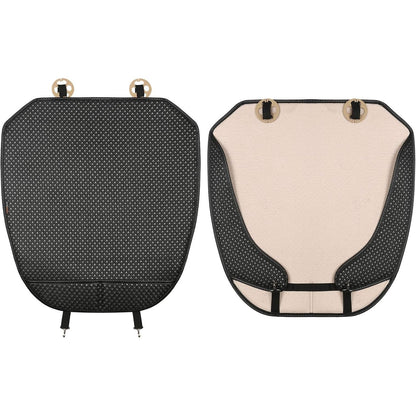 Auto Newer 2 PCS Breathable Universal Four Seasons Car Seat Cover(Black+Grey)2pc