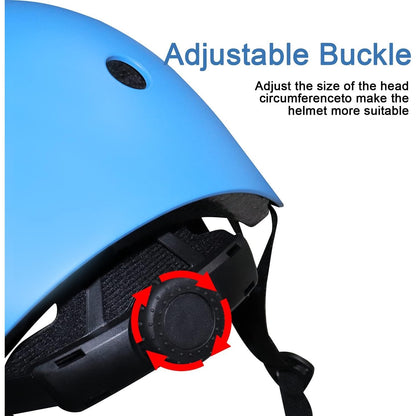 BURSUN Bike Helmet Ventilation & Adjustable Helmet For Ages 8-14 Boys Girls Multi-Sport Helmet For Bicycle Skate Scooter, Blue.