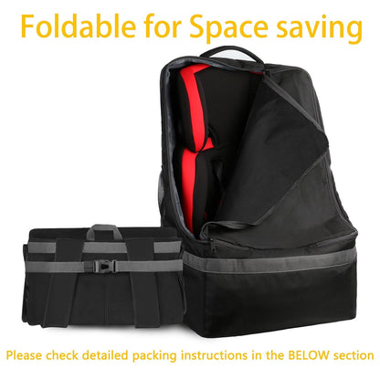 YOREPEK Padded Car Seat Travel Bag Backpack, Toddler Travel Essentials