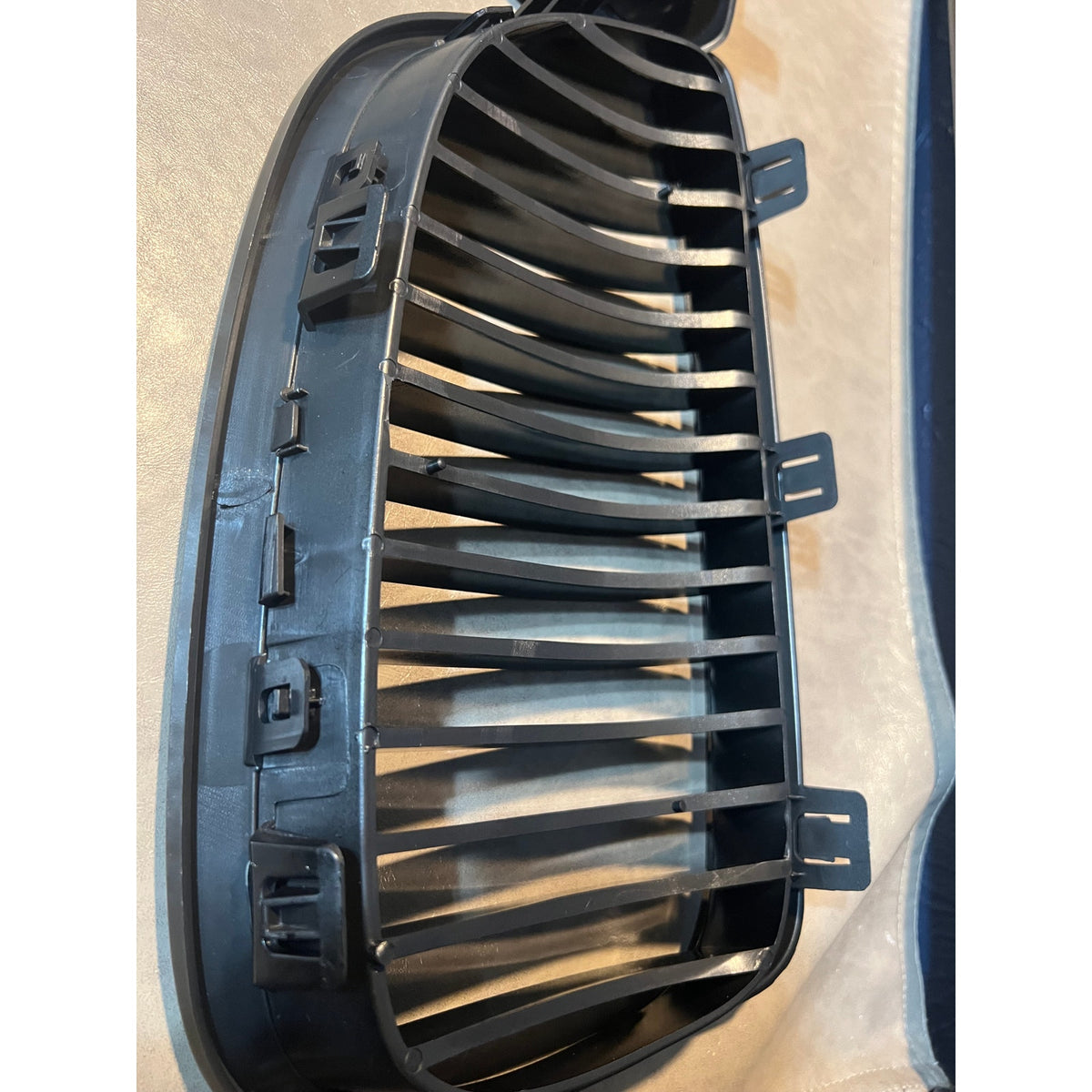 X AUTOHAUX Pair Front Kidney Grille Gloss Black For BMW E92 2007-2010 2 Door