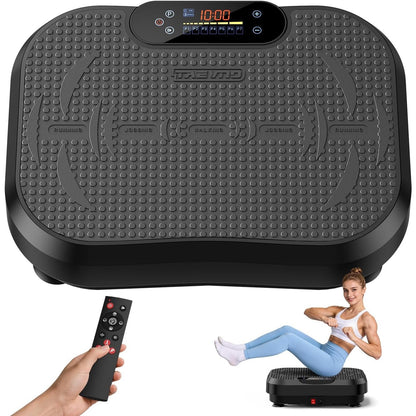 Taevno Vibration Plate Exercise Machine, 450Lbs Capacity 199 Speeds, Black