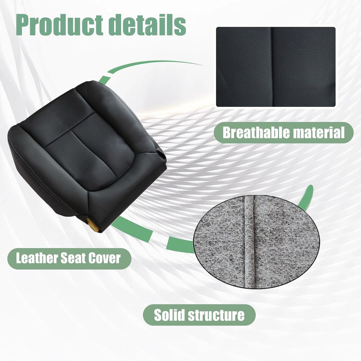 Priprilod Black #B Driver Side Bottom Replacement Perforated-1 pc Black Driver