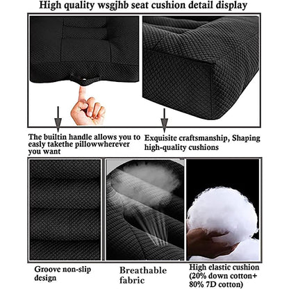 WSGJHB Car Booster Seat Cushion Posture Cushion Portable Breathable Mesh, Effect