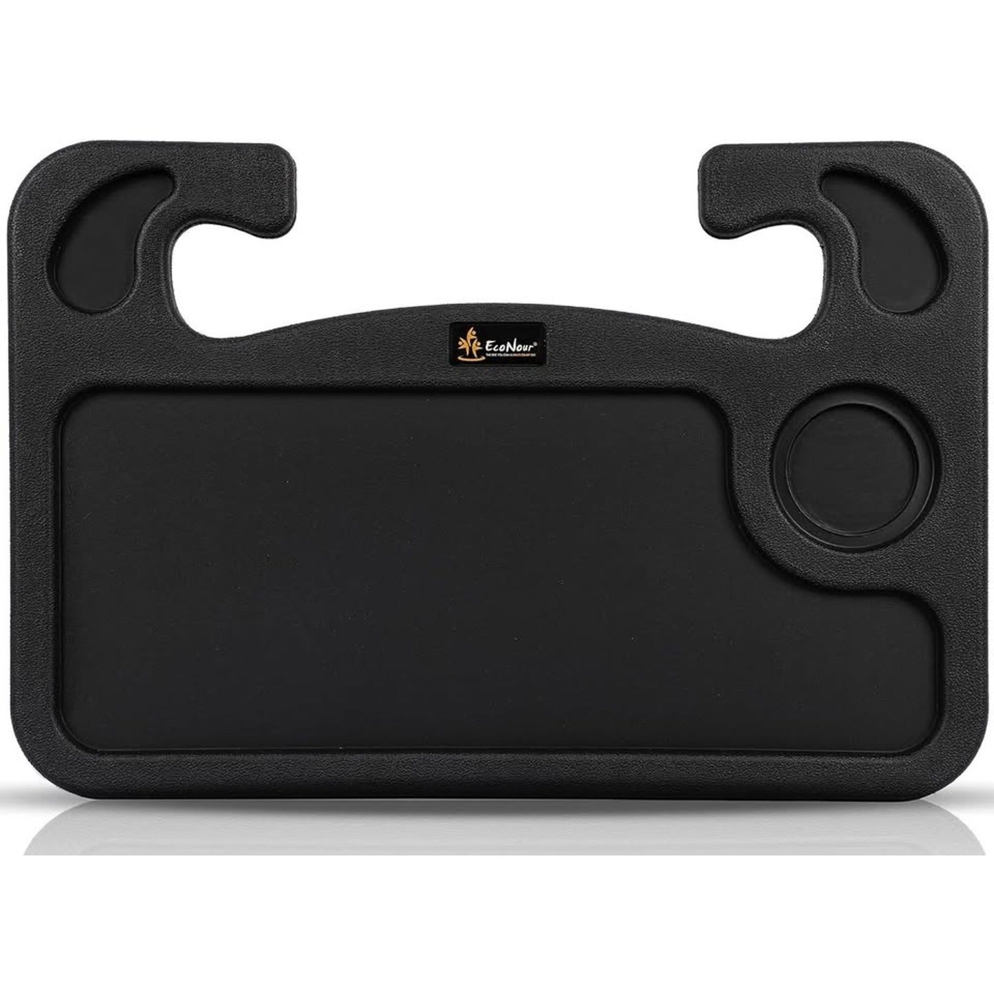 EcoNour 2 In 1 Car Steering Wheel Desk | Tray For Laptop Car Mount With PenBlack