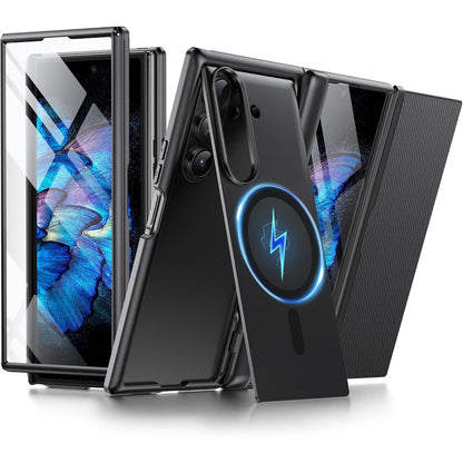 BERFY For Samsung Galaxy Z Trifold Case With Screen Protector, [Compatible, Jet