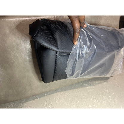 ATUOTPO Mercedes Benz C-Driver Side Bottom Black Leather Seat Cover-1 pc Black