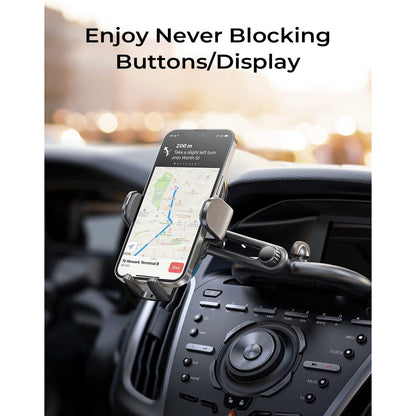 LISEN CD Phone Holder For Car IPhone 17 Adjustable CD Slot Phone Mount Holder