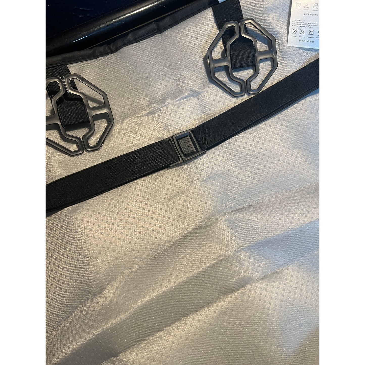 Black Panther Luxury Faux Leather Car Seat Cover Front Bottom Seat Cushion Cover