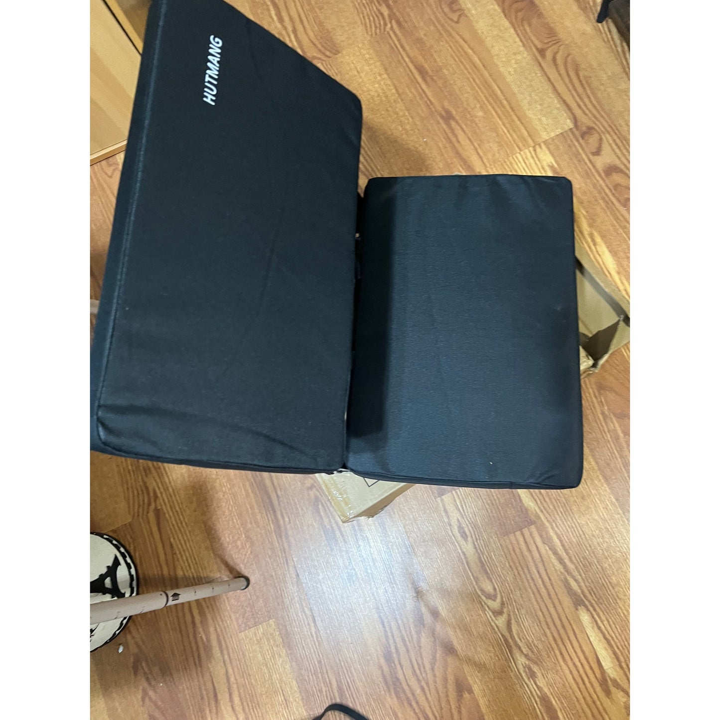 HUTMANG Swivel Backrest Stadium Seat, High-Density Cushion Bleacher Chair