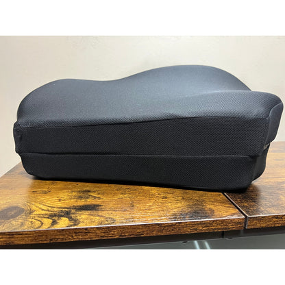 A-Pce Foldable Travel Seat Cushion-With Built-In Handles?Memory Foam Cushions For Relief Of Lower Back, Sciatic, Butt And Tailbone Pain-For Home & Office Use, Perfect For Travel Or Driving-Black