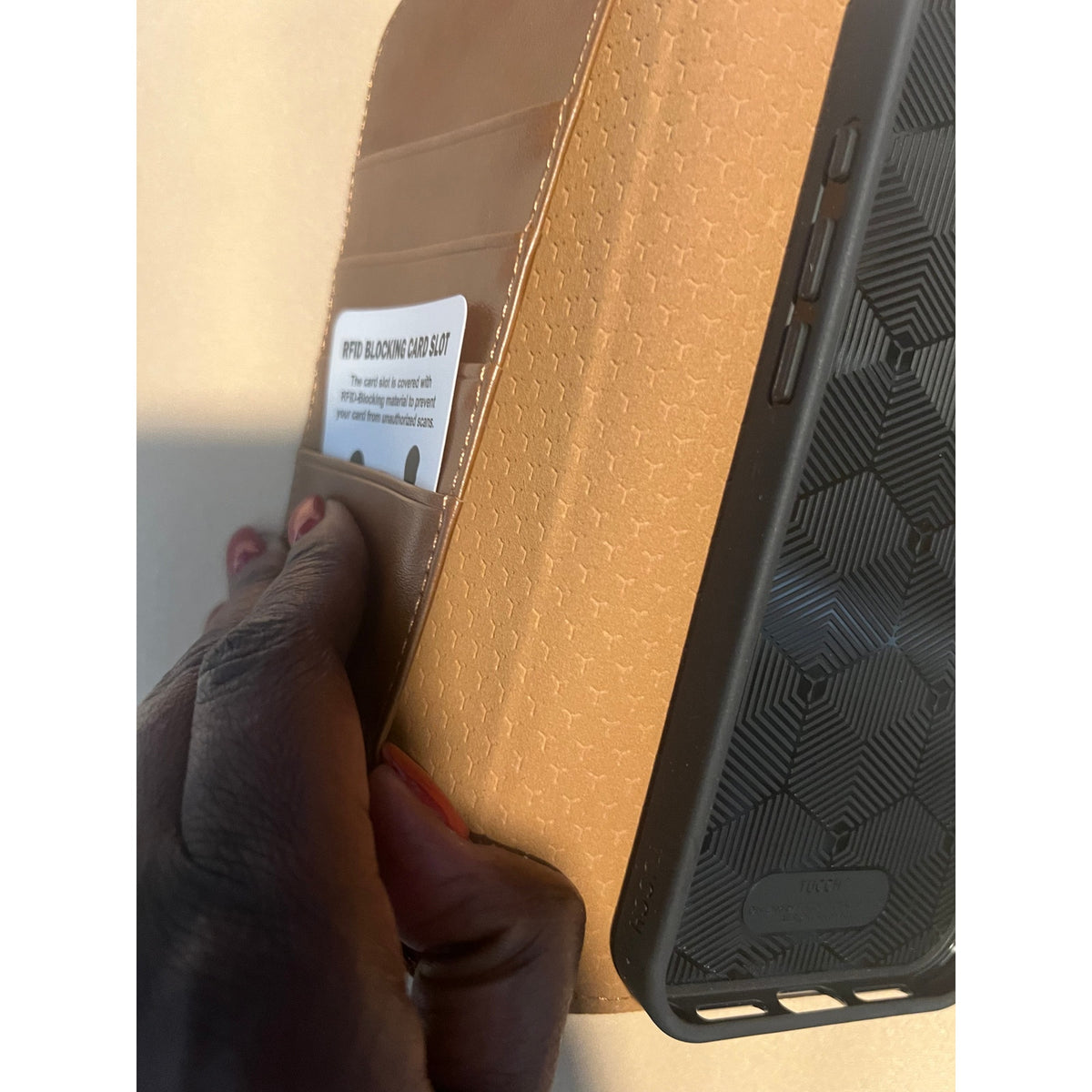 iPhone 16 Pro Max Phone Cases ( Brown & Tan)