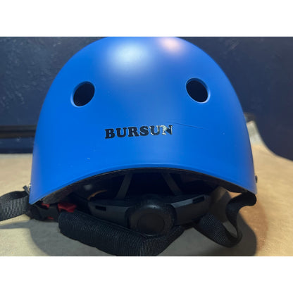 BURSUN Bike Helmet Ventilation & Adjustable Helmet For Ages 8-14 Boys Girls Multi-Sport Helmet For Bicycle Skate Scooter, Blue.