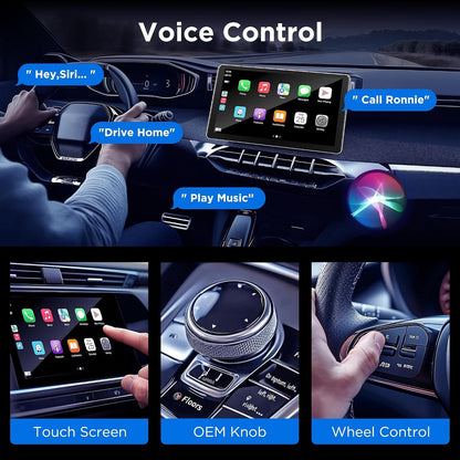 Vnilrgle Wireless CarPlay Adapter 2024 Upgrade, Plug And Play, No Latency, Converts Factory Wired To Wireless, Compatible With IPhone 6+ And 2015+ Cars, Bluetooth 2.4GHz And Wi-Fi 2.4+5.8GHz