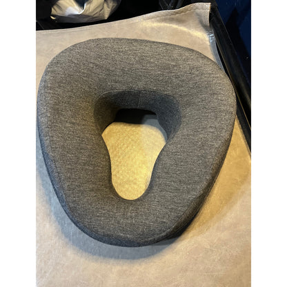 K.TAKHOI Face Down Adjustable Memory Foam Pillow With 2 Air Vents - Stomach Sleep & Post-Eye Surgery Headrest With Massage Cushion For Recovery (Dark Gray, Medium).