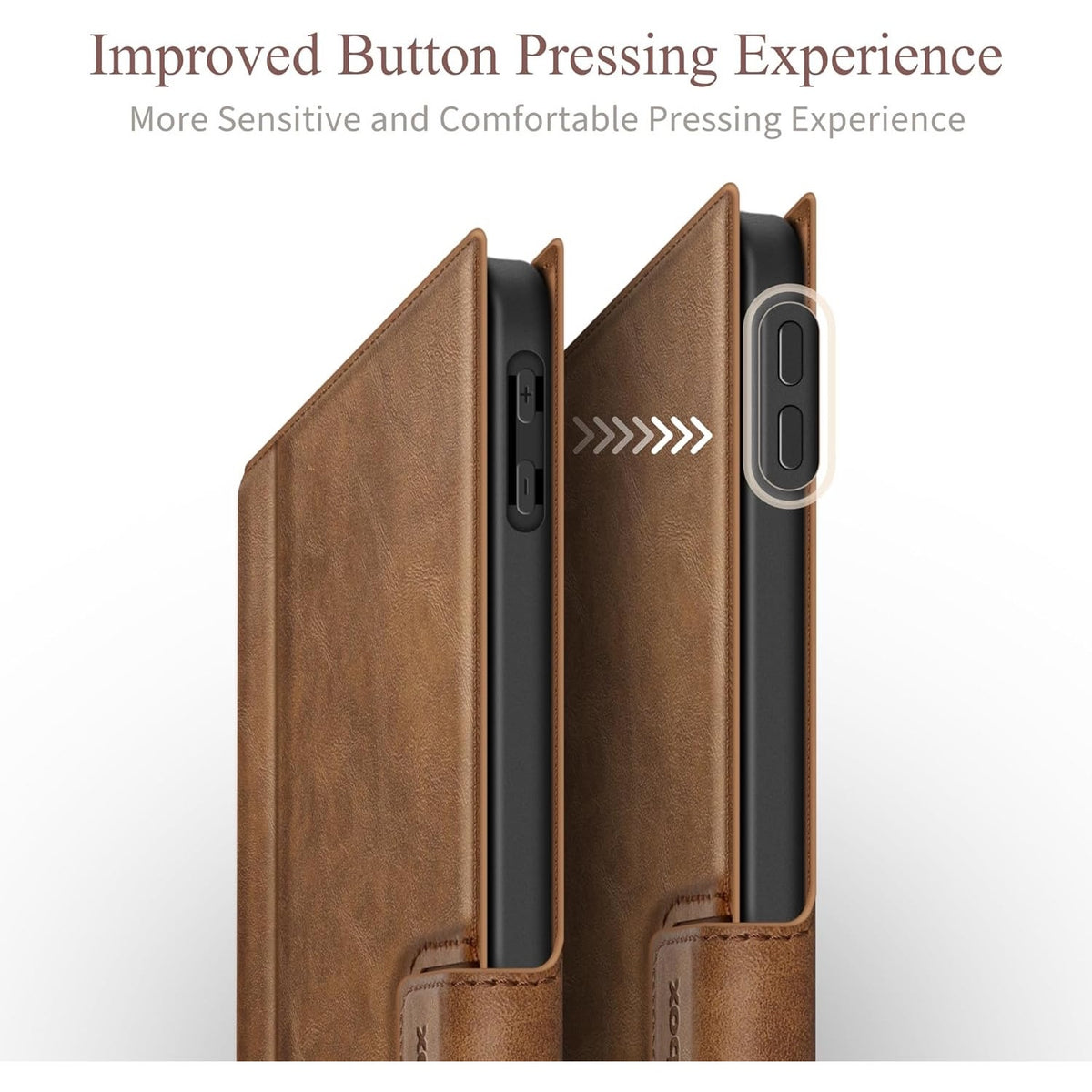 Antbox For IPad Pro 11 Inch Case M5 2025/M4 2024, Premium Vegan Leather, Support