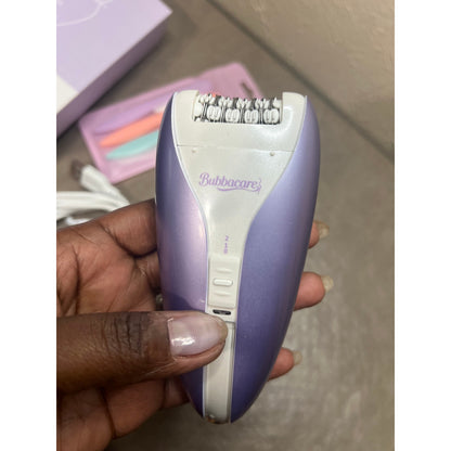 Silent Epilator for Women, 2-Speed Facial & Body Hair Remover, Smooth (Purple)