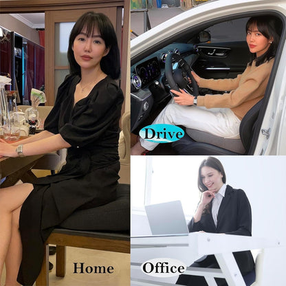 WSGJHB Car Booster Seat Cushion Posture Cushion Portable Breathable Mesh, Effect