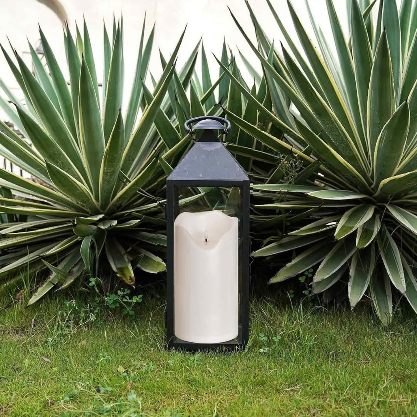 Homemory 6.3" X 12" Extra Large Outdoor Waterproof Candle With Auto 6-Hour