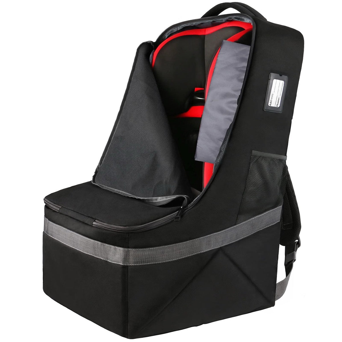 YOREPEK Padded Car Seat Travel Bag Backpack, Toddler Travel Essentials