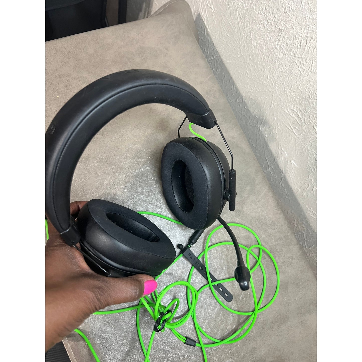 Razer BlackShark V2 X Gaming Headset: 7.1 Surround Sound - 50mm Drivers  - Black