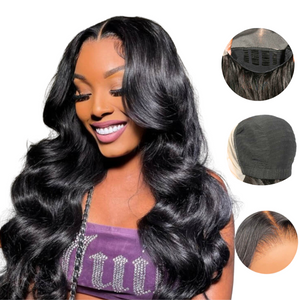 18" Body Wave HD Lace Dome Cap 13x4 Full Frontal Lace Wig Human 180% Density