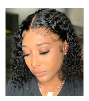 14" Deep Wave Lace Front Wig