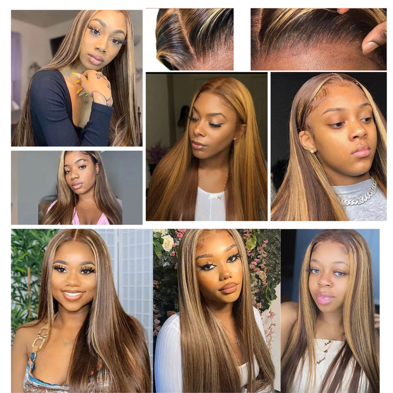 4/27 Lace Front Wigs 13x4 Full Frontal
