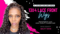 Deep Wave High 4C Curly Hairline 13x4 Lace Front Wig 150% Density The Boss Hair 184