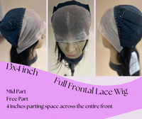 Lace Front Wig Pre-Bleached Knots
