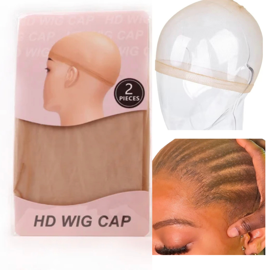 HD Wig Cap For Lace Front Wigs Invisible Sheer (Amazon) The Boss Hair 4