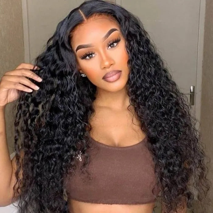 13x4 Lace Front Wigs Loose Deep Wave 12A 180% Density Transparent Lace The Boss Hair 177