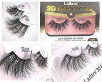 Laflare 3D Faux Mink Eyelashes Premium Silk Lashes Feather Light & Reusable Natural Looking Easy to Apply (Amazon) The Boss Hair 14