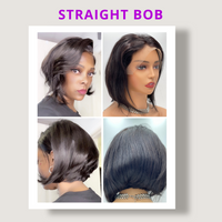 Pre-Cut Bob Lace Front Wig 20 pcs Bundle Full of Products Great Beauty Supplies Items (Amazon) The Boss Hair 49