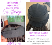 Lace Front Wig Pre-Bleached Knots Dome Cap