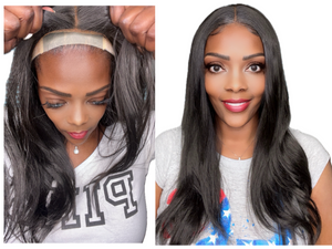 Non Slip Wig Grip Small Adjusts to Medium Headband Secures Wig Front 4in Silk Section Wear & Go Lace Wigs
