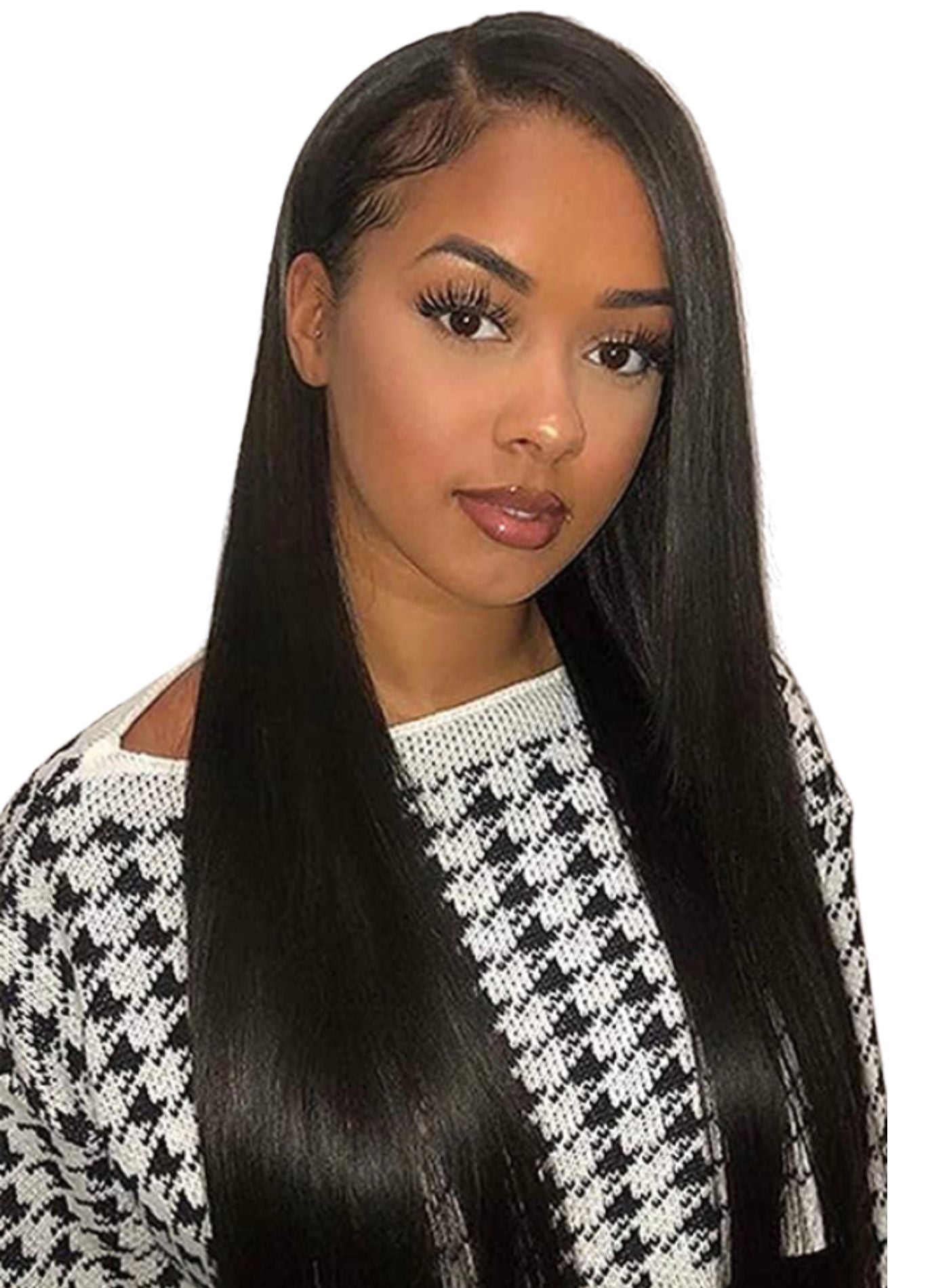 13x4 Full Frontal Lace Front Wig Straight Human Hair