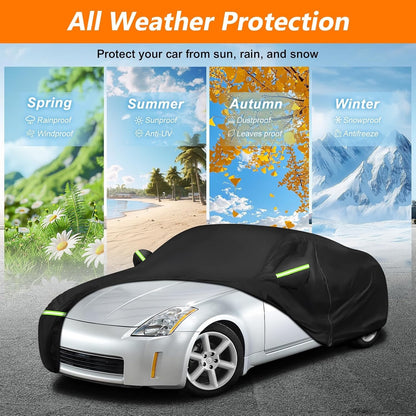 BIGACOVER Car Cover Waterproof For 2003-2009 Nissan 350Z Fairlady Z33