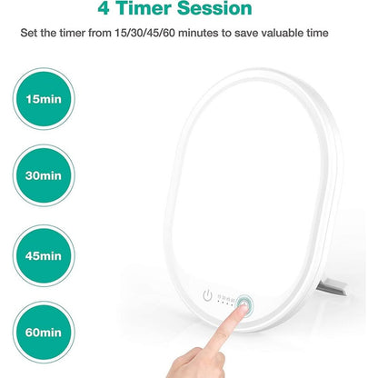 Light Therapy Lamp, UV-Free 10000 Lux Therapy Light Daylight Lamp Touch Control