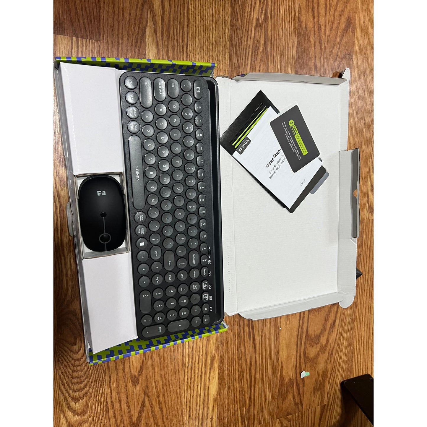 Seenda Bluetooth Keyboard And Mouse For IPad, CTU-301 Wireless Multi-Black