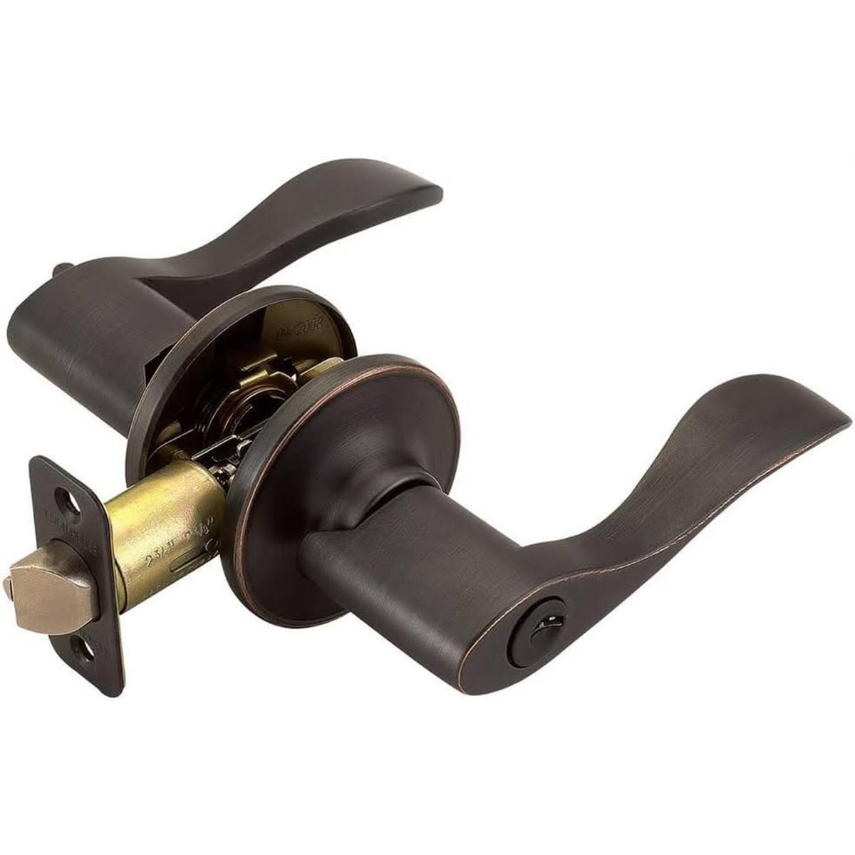 Design House Springdale Keyed Entry Exterior Door Lever Handle Oil-Rubbed Bronze