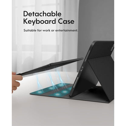 CHESONA For IPad Air 11 Inch Case With Keyboard M3/M2 (2025/2024), 7-Color Back