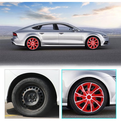 I1MOTOR Hubcaps 17'', Wheel Rim Cover Universal R17 Hub Caps, Snap On Car Pickup