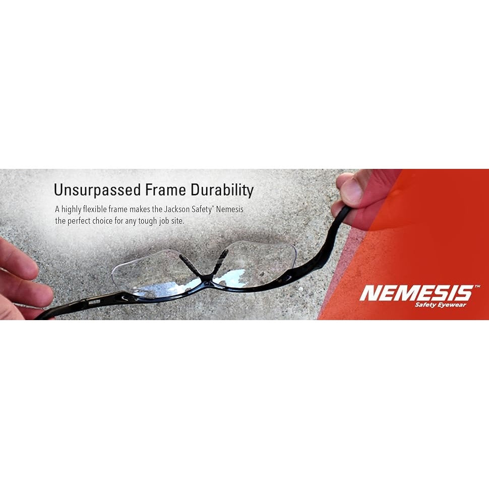KleenGuard V60 Nemesis Vision CorrectionSafety+2.5 Diopters, Black Frame, 1 Pair