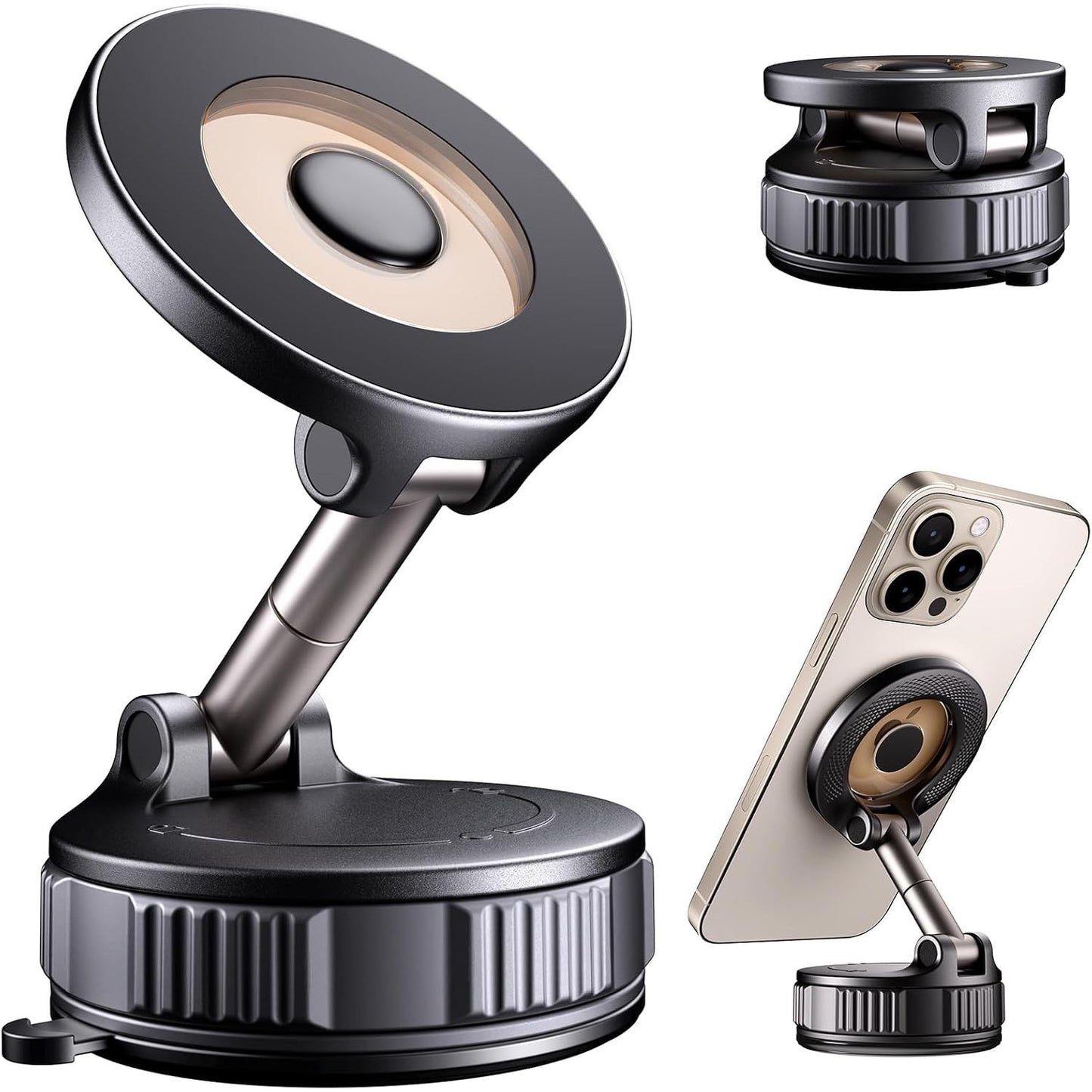 Magnetic Phone Holder For Car [120+ LB Strongest Suction & 2800gf Strongest Mag