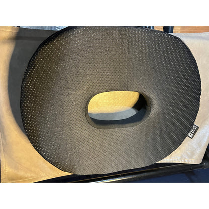 5 STARS UNITED Donut Pillow Hemorrhoid Tailbone Cushion–Large CushioN,Black Mesh