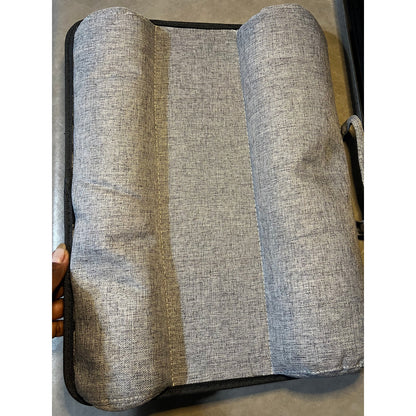 Portable Laptop Desk Fits Up To 16“ Laptops, With Tablet Slot, Built-In Cushion, Great For Home & Office,Lap Desk For Laptop,Lap Desk With Cushion (Black, Medium).