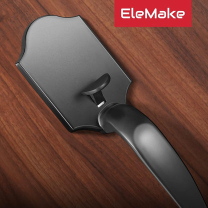 Motovecor Front Door Handleset, Entry Door Handle Set With Cove Knob,Matte Black