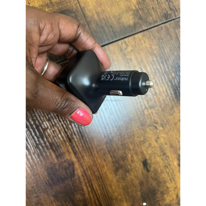 Nulaxy 54W Bluetooth 5.3 Car Adapter Charger 4-Port Fast Charging [PD36W & QC3.0 18W], Wireless Radio FM Transmitter With Deep Bass Player, 5 Colors LED Backlit, Hands-Free Calling, Support USB Drive.