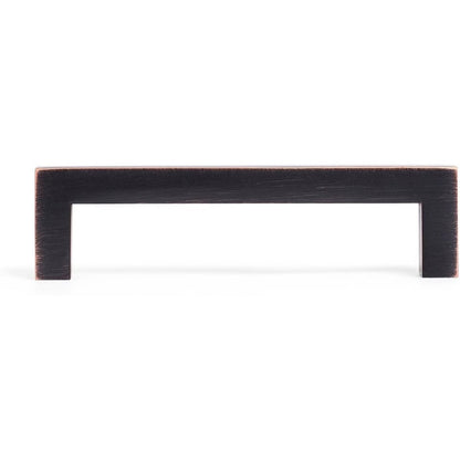 BirdRock Home Square Contemporary Handle - Oil Rubbed Bronze - 10 Pack - 3.75 In